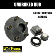 Load image into Gallery viewer, LOADFORCE UNBRAKED Ford Hub with Japanese Ford Bearings - R&amp;M Trailer SparesF150G
