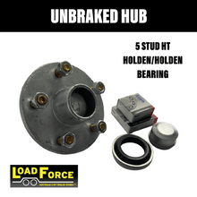 Load image into Gallery viewer, LOADFORCE UNBRAKED HT Holden Hub with Japanese Holden Bearings - R&amp;M Trailer SparesHT150G