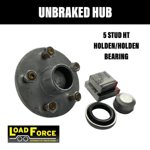 LOADFORCE UNBRAKED HT Holden Hub with Japanese Holden Bearings - R&M Trailer SparesHT150G