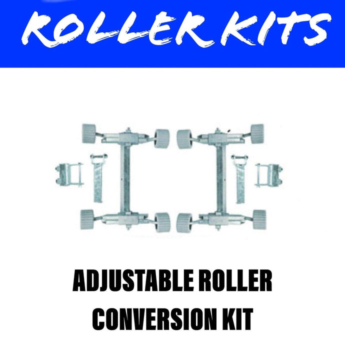 MIDDLE ADJUSTABLE Wobble Roller Kit Pair - R&M Trailer Spares91981