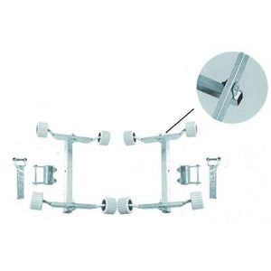 MIDDLE FIXED Wobble Roller Kit Pair - R&M Trailer Spares91985