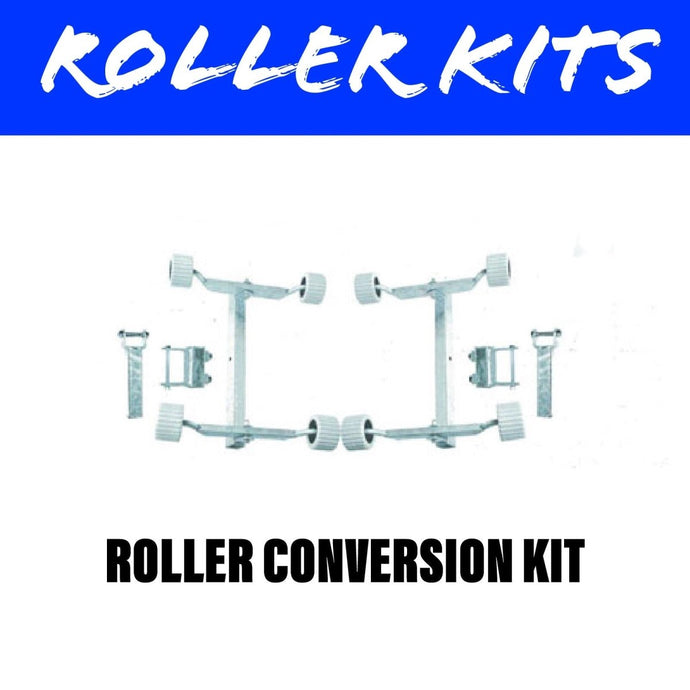 MIDDLE FIXED Wobble Roller Kit Pair - R&M Trailer Spares91985