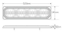 Load image into Gallery viewer, Pair LED AUTOLAMPS 520ARWM - 2 MAXILAMP Sequential Indicator LED Taillights - R&amp;M Trailer Spares520ARWM - 2