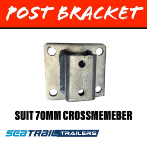SEATRAIL 40MM SQUARE Post Bracket - R&M Trailer SparesSREB1