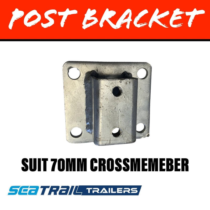 SEATRAIL 40MM SQUARE Post Bracket - R&M Trailer SparesSREB1