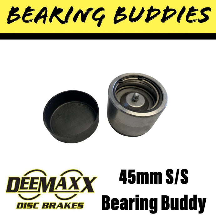 STAINLESS STEEL Bearing Buddy Suit 45MM Hub - R&M Trailer SparesBP - 45 - DX